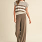 Straight Leg Knitted Pants