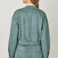 Suede Bomber Jacket