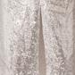 Sequin Maxi Skirt with Back Slit