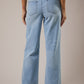 Mid-Rise Denim Pants with Stud Detail