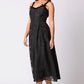 Floral Jacquard Organza Dress