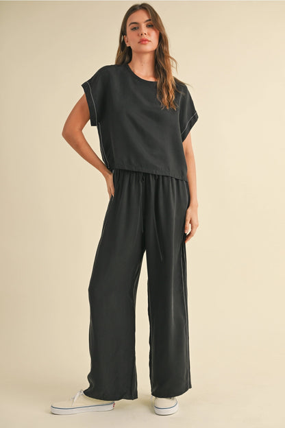 Viscose Short Sleeve Top