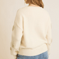 Champagne Tinsel Knit Sweater