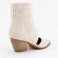 Ballerina Chunky Knit Ankle Cuff Boots
