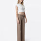 Low Rise Belted Wide Leg Jeans