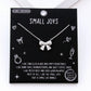 Gold Dipped Ribbon Bow Pave Cz Necklace