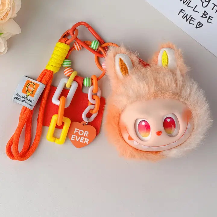 Labubu Plush Keychain