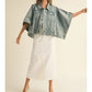Cape Style Denim Jacket