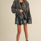 Cropped Light Weight Belted Trench Coat