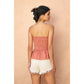 Cherry Basket Smocked and Flared Tube Top