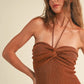Lurexed Twist Knitted Dress