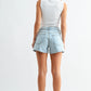 Studded Denim Short