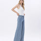 Super High Rise Full Length Palazzo Jeans