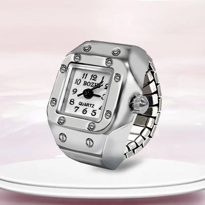 Stainless Steel Ring-Shaped Watch Design