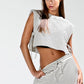 Cropped Striped Top