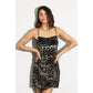 Wanted and Wild Babydoll Criss Cross Mini Dress