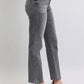 Rhinestone Detail Straight Jeans