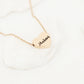 18K Gold Stainless Steel Blank Heart Necklace