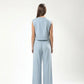 Sleeveless Side Tie Lyocell Top