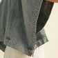 Cape Style Denim Jacket