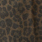 Leopard Print Denim Wrap Skort