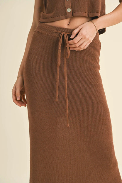 Knitted Maxi Skirt