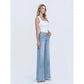 Super High Rise Drawstring Waist Palazzo Jeans