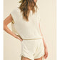 Contrasted Detail Knitted Top