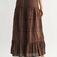 Boho Breeze Tiered Maxi Skirt