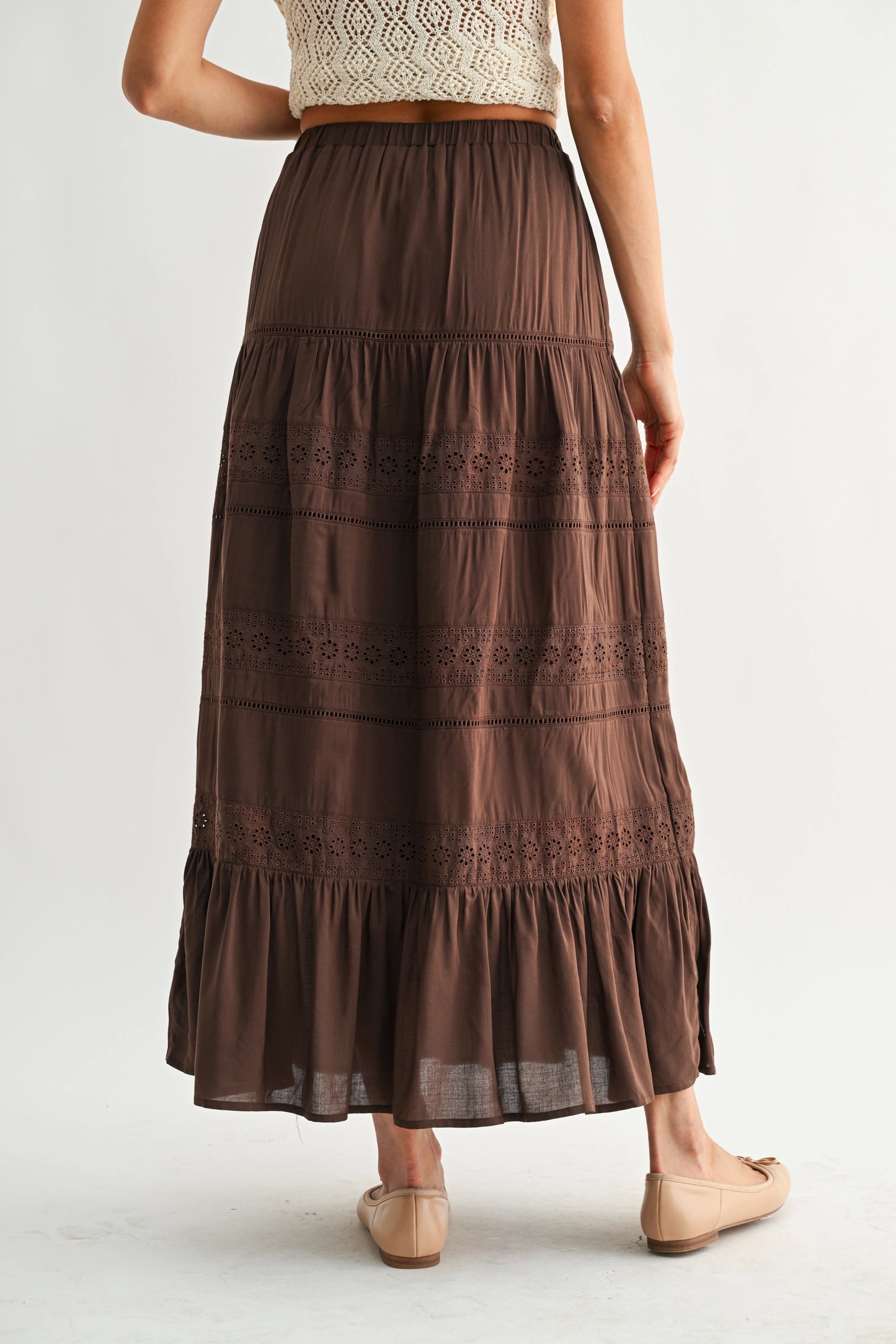 Boho Breeze Tiered Maxi Skirt