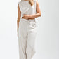 Elastic Waist W/Drawstring Loose Fit Pants
