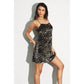 Wanted and Wild Babydoll Criss Cross Mini Dress