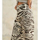 Zebra Print Stretch Pants
