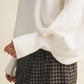 Bateau Neck Dolman Sleeve Pullover