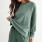 Luxe Sand Wash Rib Raglan Tee