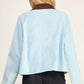Denim Contrast Collar Jacket