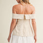 Off Shoulder Twofer Dress