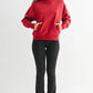 Heartline Fleece Mock Neck Sweater
