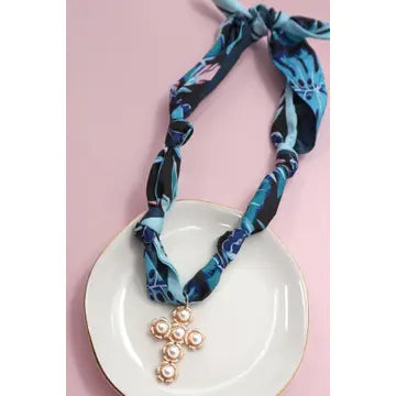 Handmade Scarf Charm Necklace
