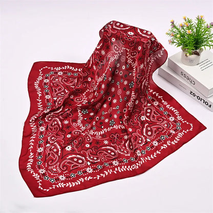 Western Bandana Scarf Silk in A Variety of Colors