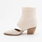 Ballerina Chunky Knit Ankle Cuff Boots