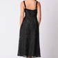 Floral Jacquard Organza Dress