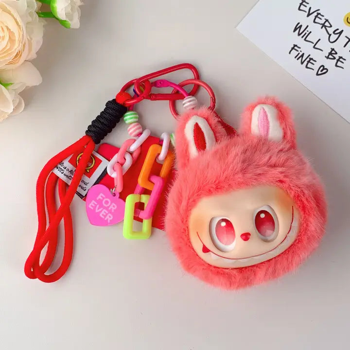 Labubu Plush Keychain