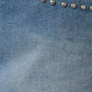 Low Rise Studded Denim Skort