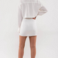 Collins Wrap Linen Mini Skirt