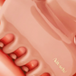 blush claw clip on a blush background