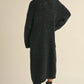 Multi Color Sequins Long Chunky Knit Cardigan