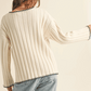 The Natasha Stitch Detail Wide Rib Pattern Sweater