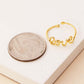 Gold Dipped Handwritten Love Ring