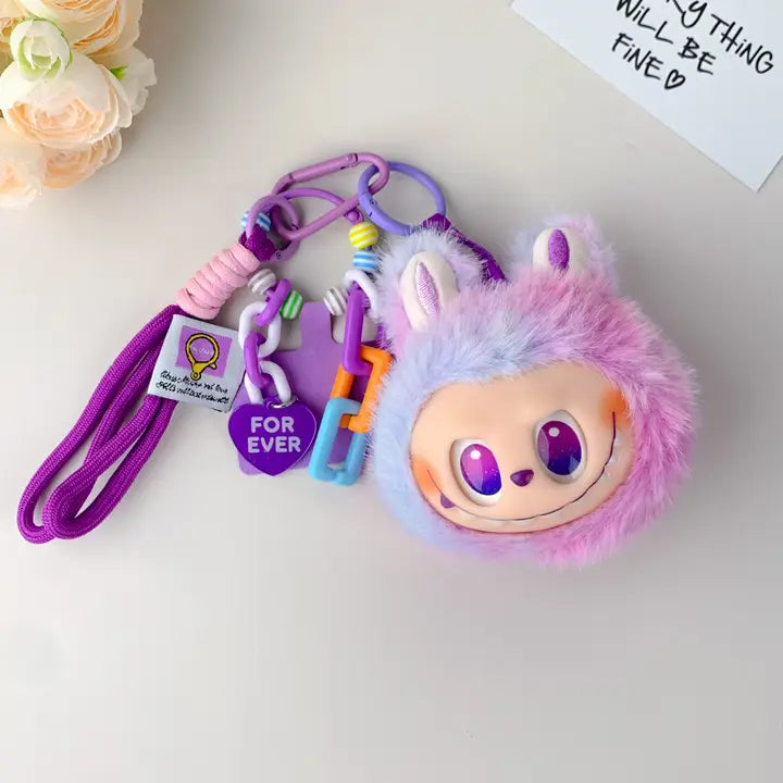 Labubu Plush Keychain